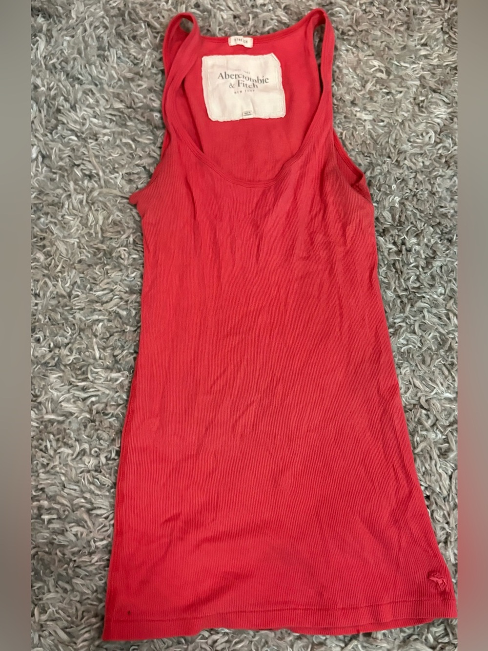 Y2K VTG ABERCROMBIE & FITCH LARGE ✨ ribbed tank top cotton stretch